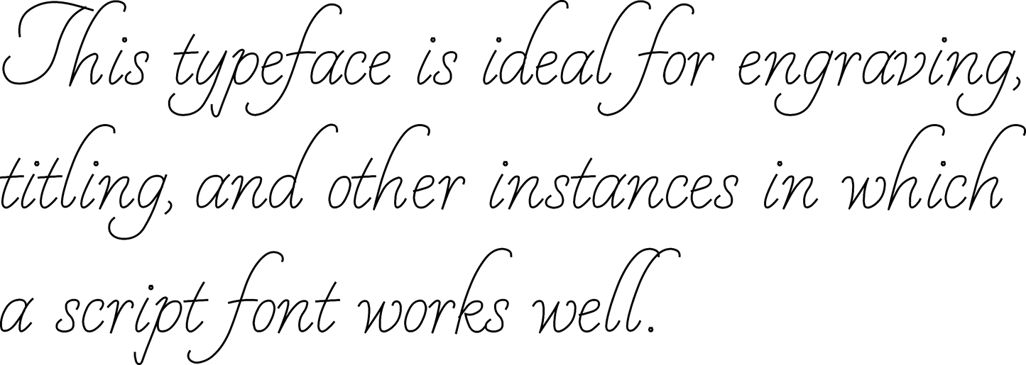 SVG Font for Inkscape Hershey Text Extension - SLF White Linen