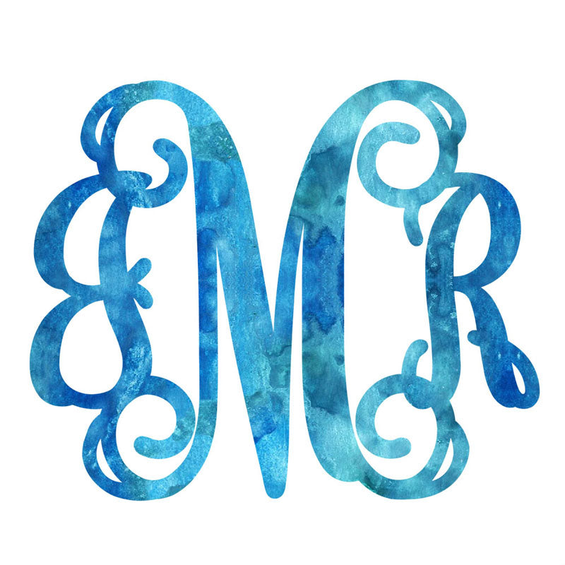 SLF-TF Vine Monogram Font