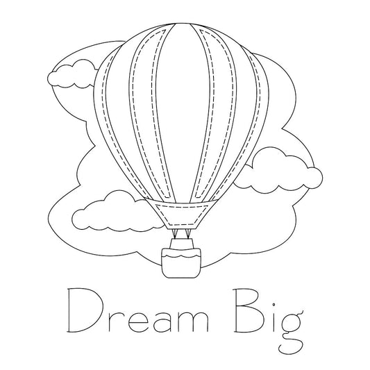 "Dream Big" Single Line Design