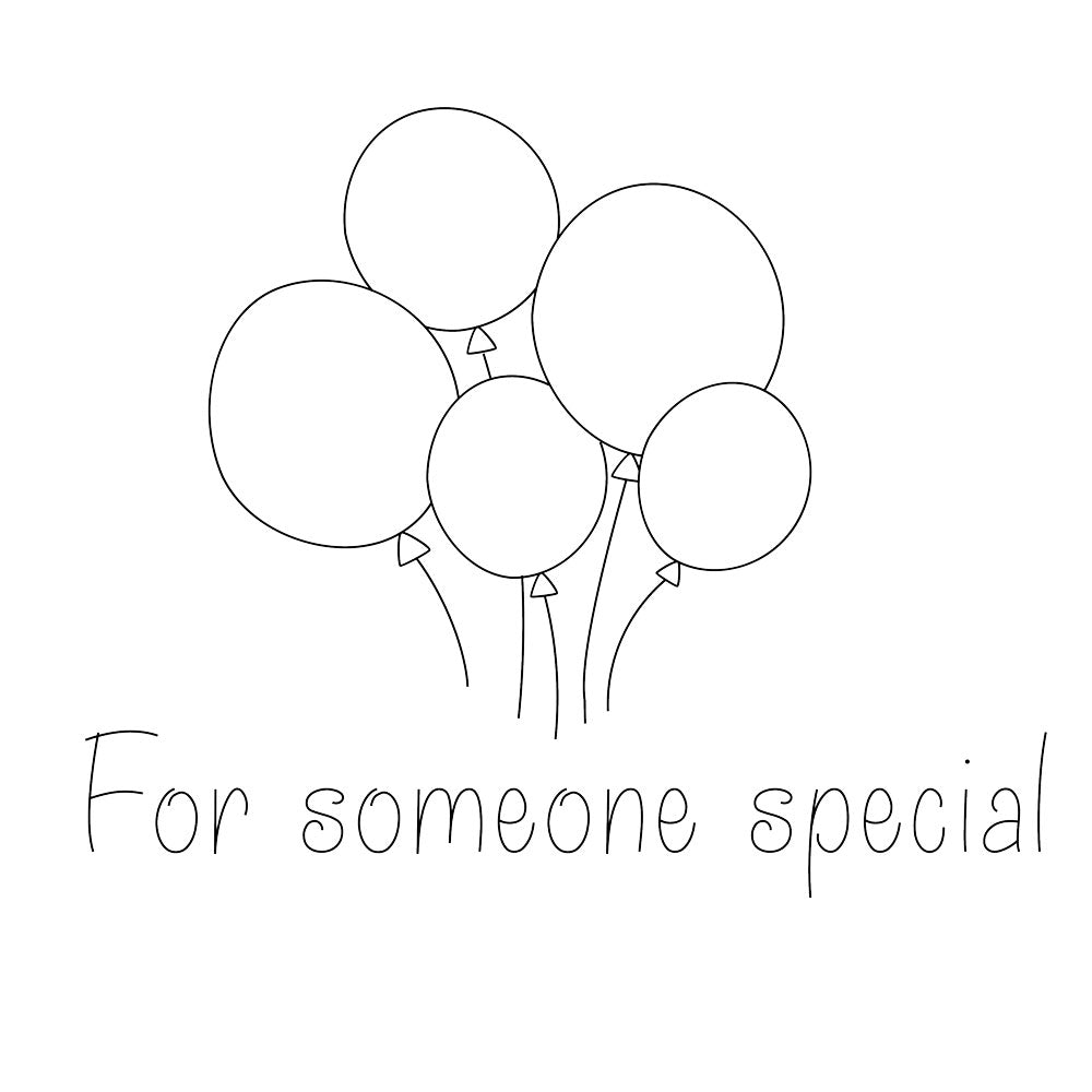 "For Someone Special" Single Line Design