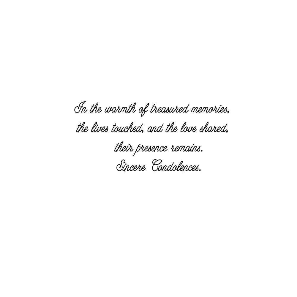 "Forever In Our Hearts" Single Line Design