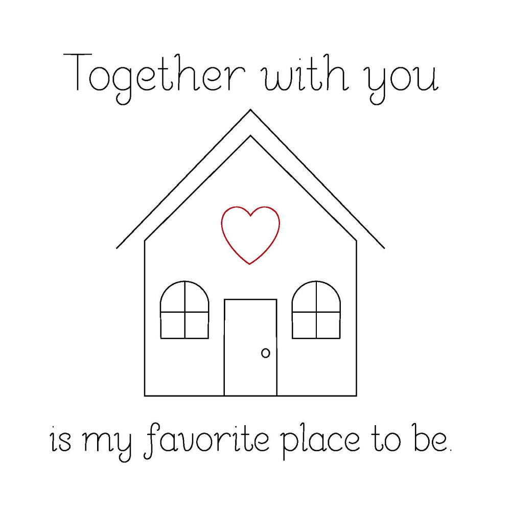 "Together With You" Single Line Design