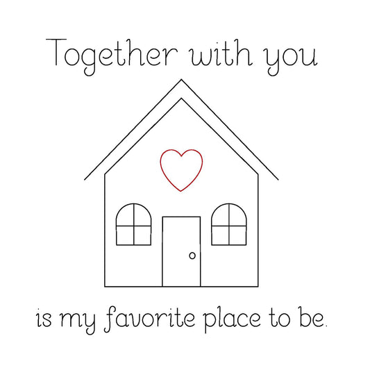 "Together With You" Single Line Design