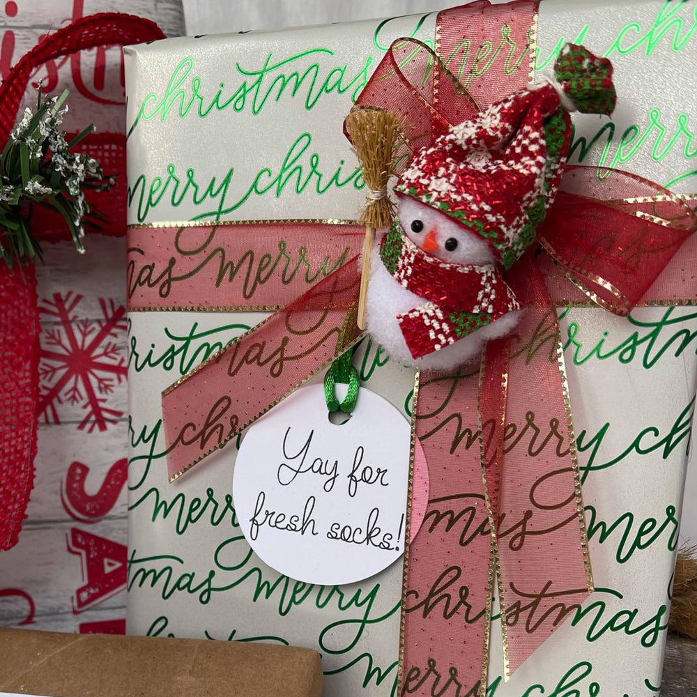 holiday svg christmas tags set
