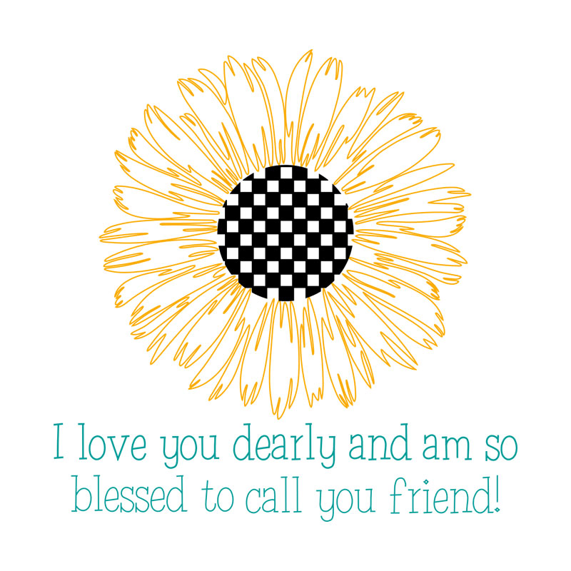 sunflower svg download file for pen tools foil quill etc