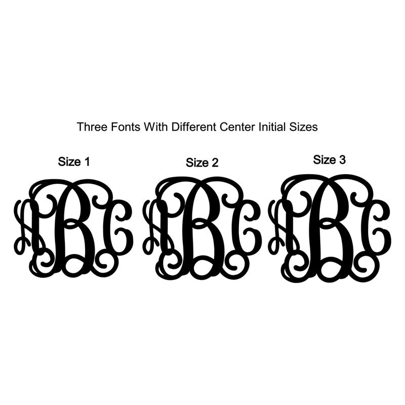 SLF-TF Vine Monogram Font