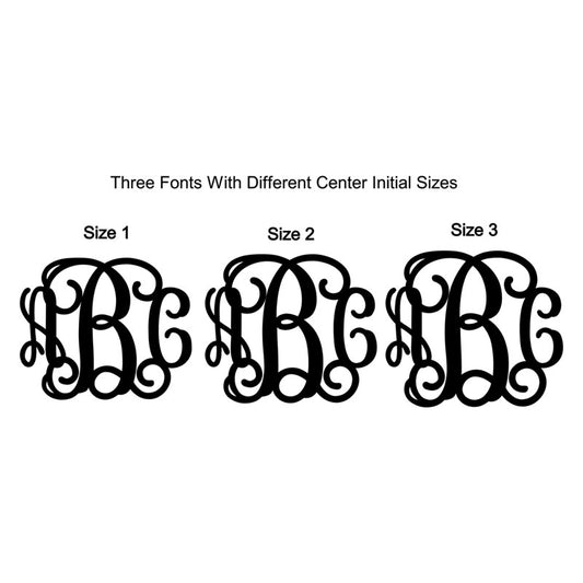 SLF-TF Vine Monogram Font