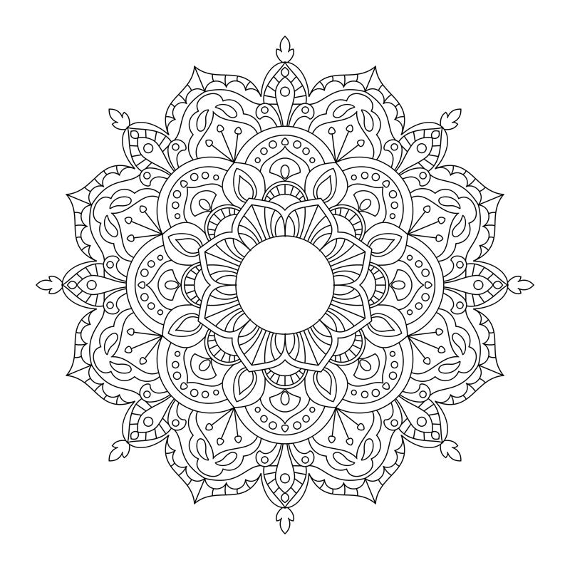 single line mandala design svg download bohemian design artwork for cardmaking pen tools single line drawing 