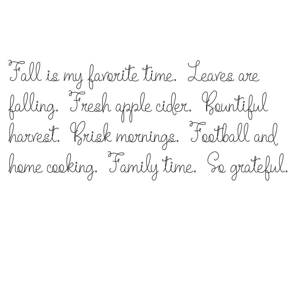 SLF Hand Lettered – Realistic Single Line Script for Foil Quill & Engraving