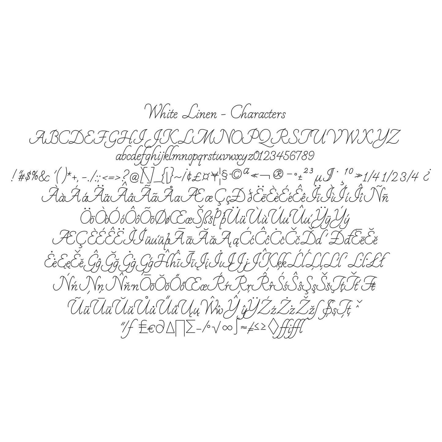 Single Line Fonts engraving font  white linen