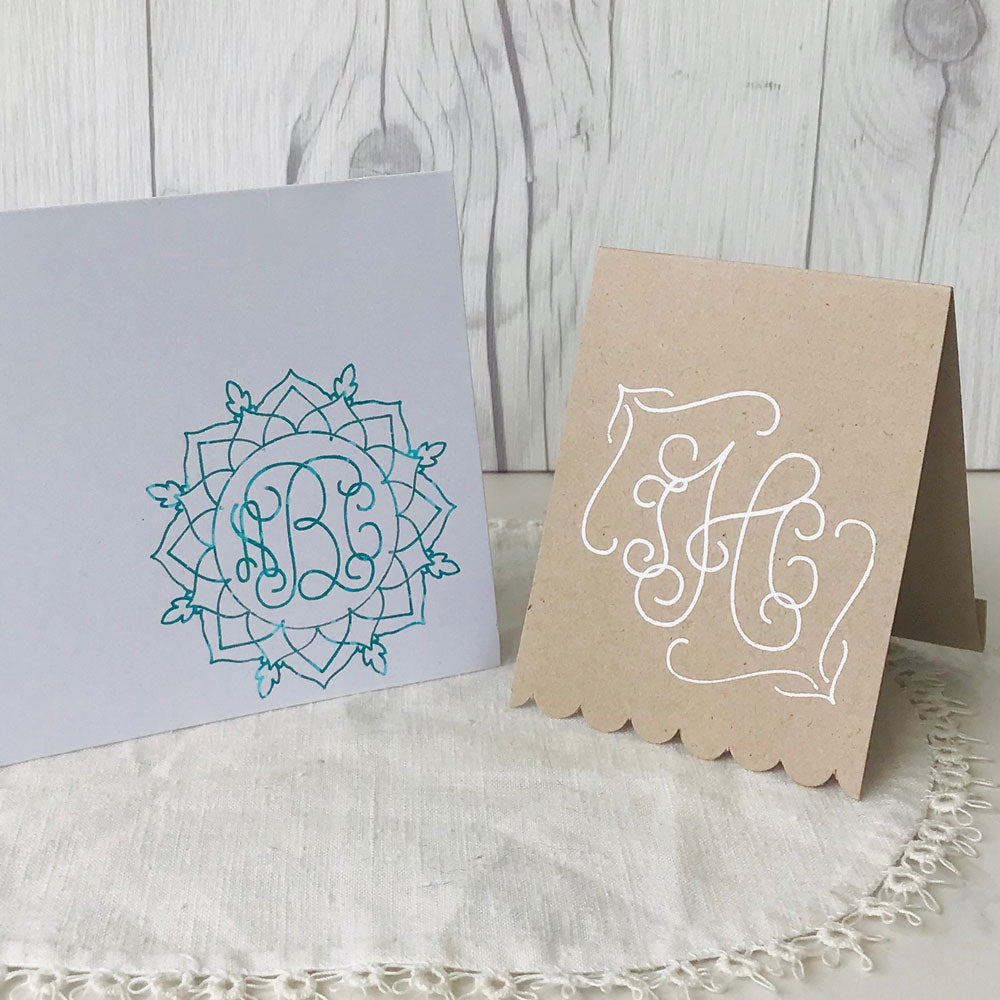 SLF Entwine engraving font example for Glowforge and Cricut