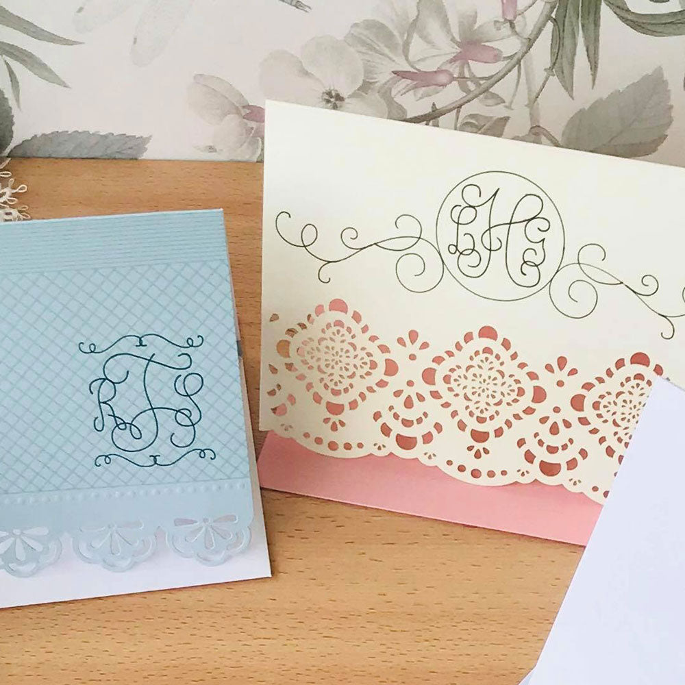 SLF Entwine engraving font example for Glowforge and Cricut