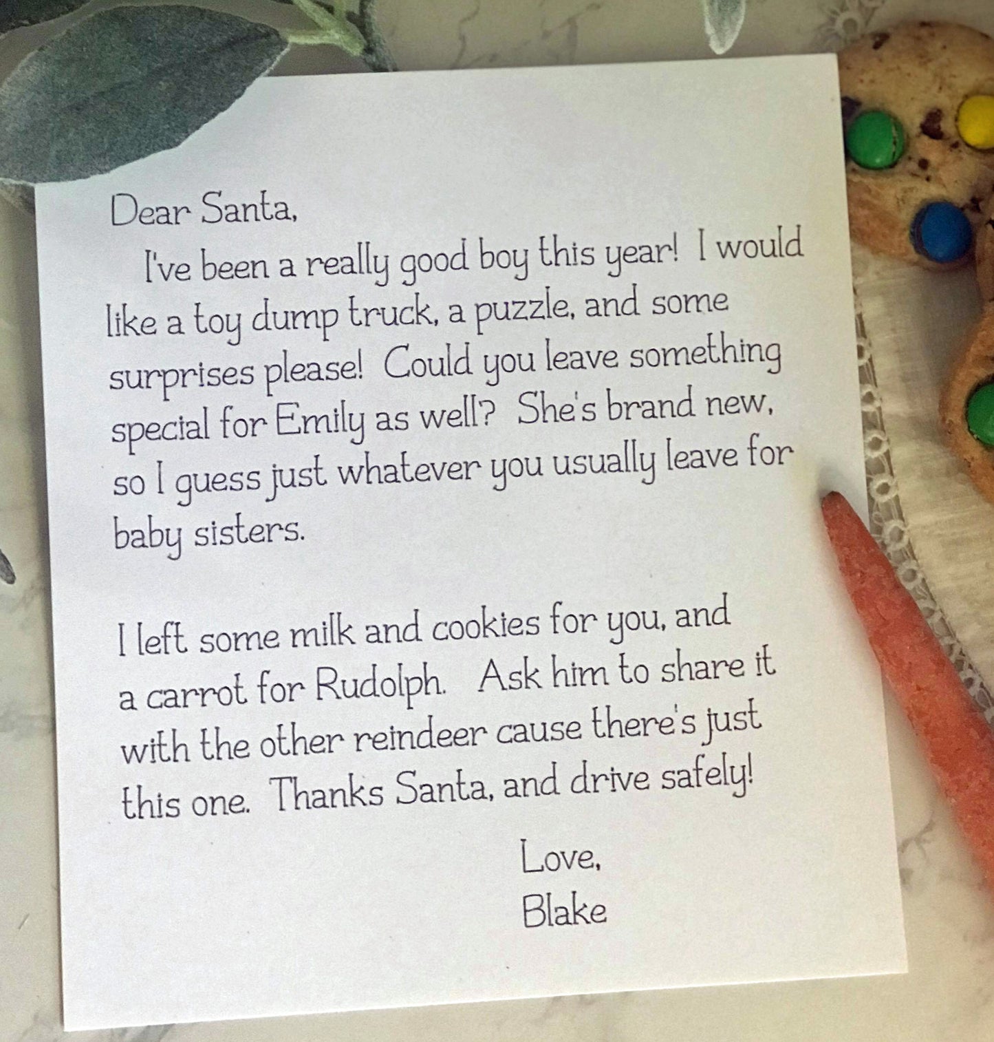 Letter to Santa