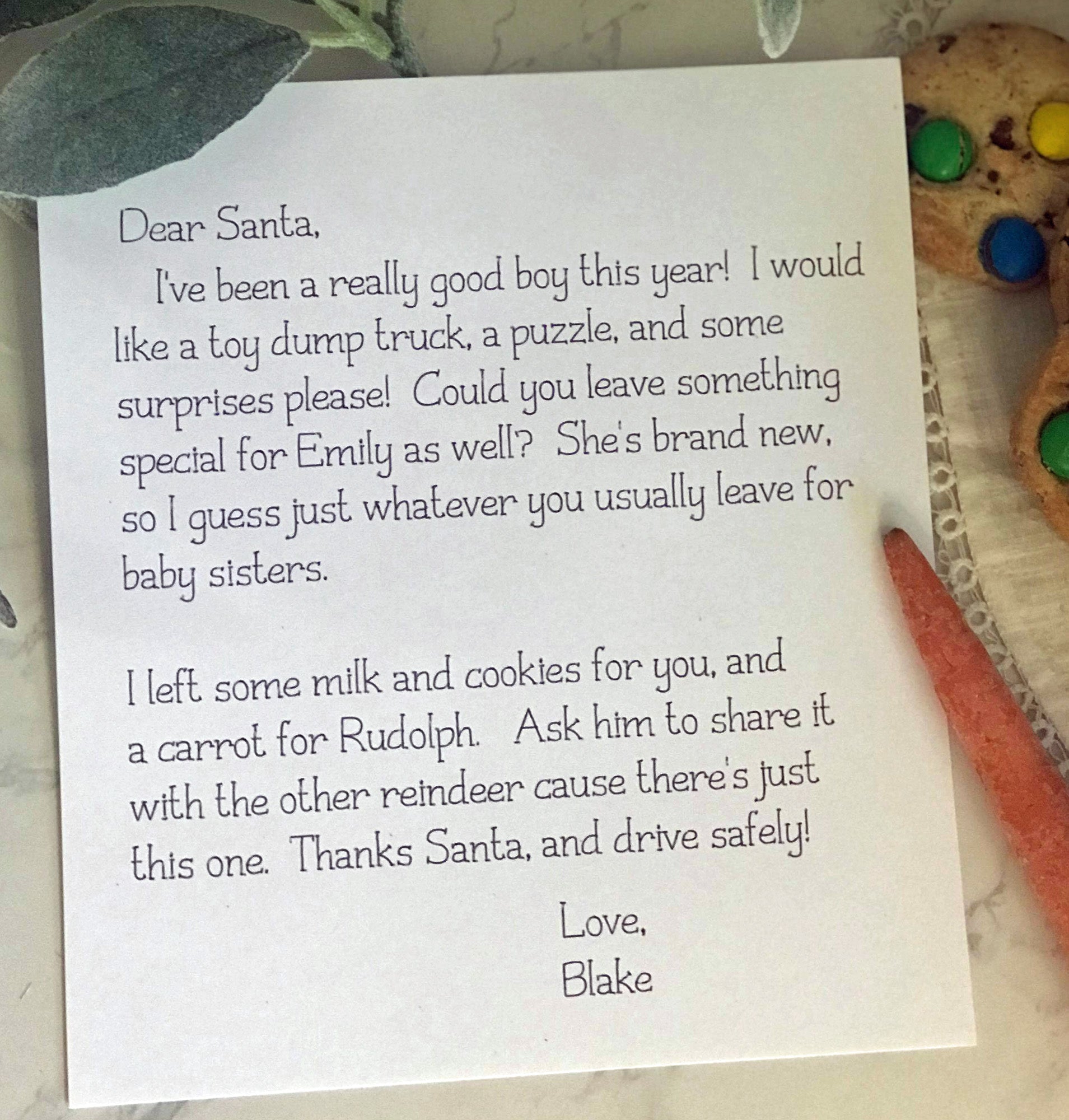 Letter to Santa